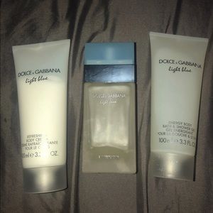 Dolce & Gabbana light blue set brand new